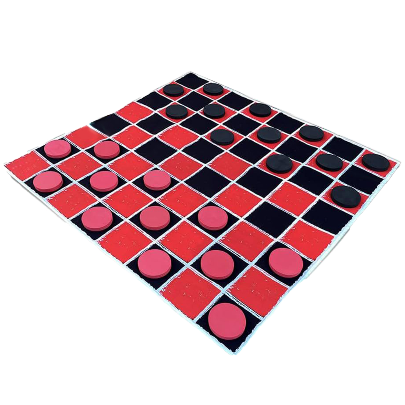 2-in-1 Reversible Giant Checkers 