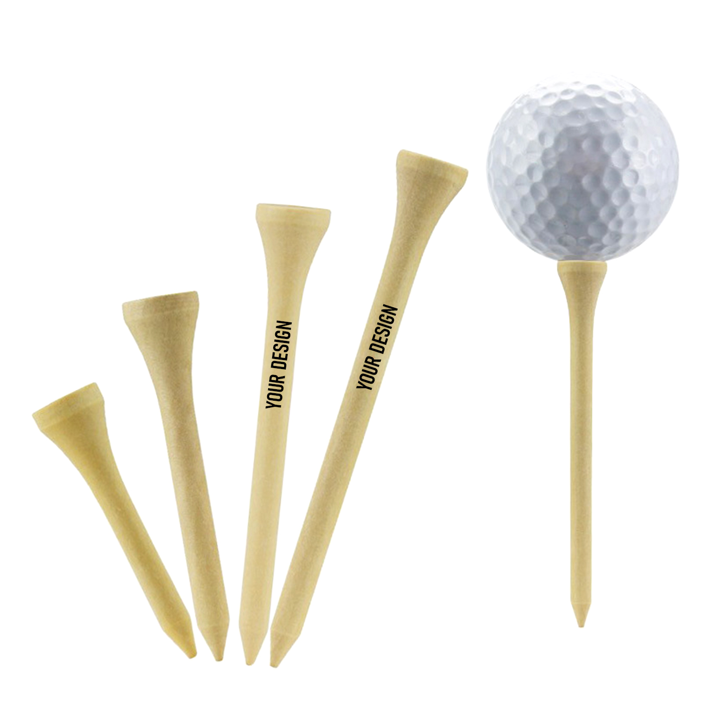 Professional Bamboo Golf Tees