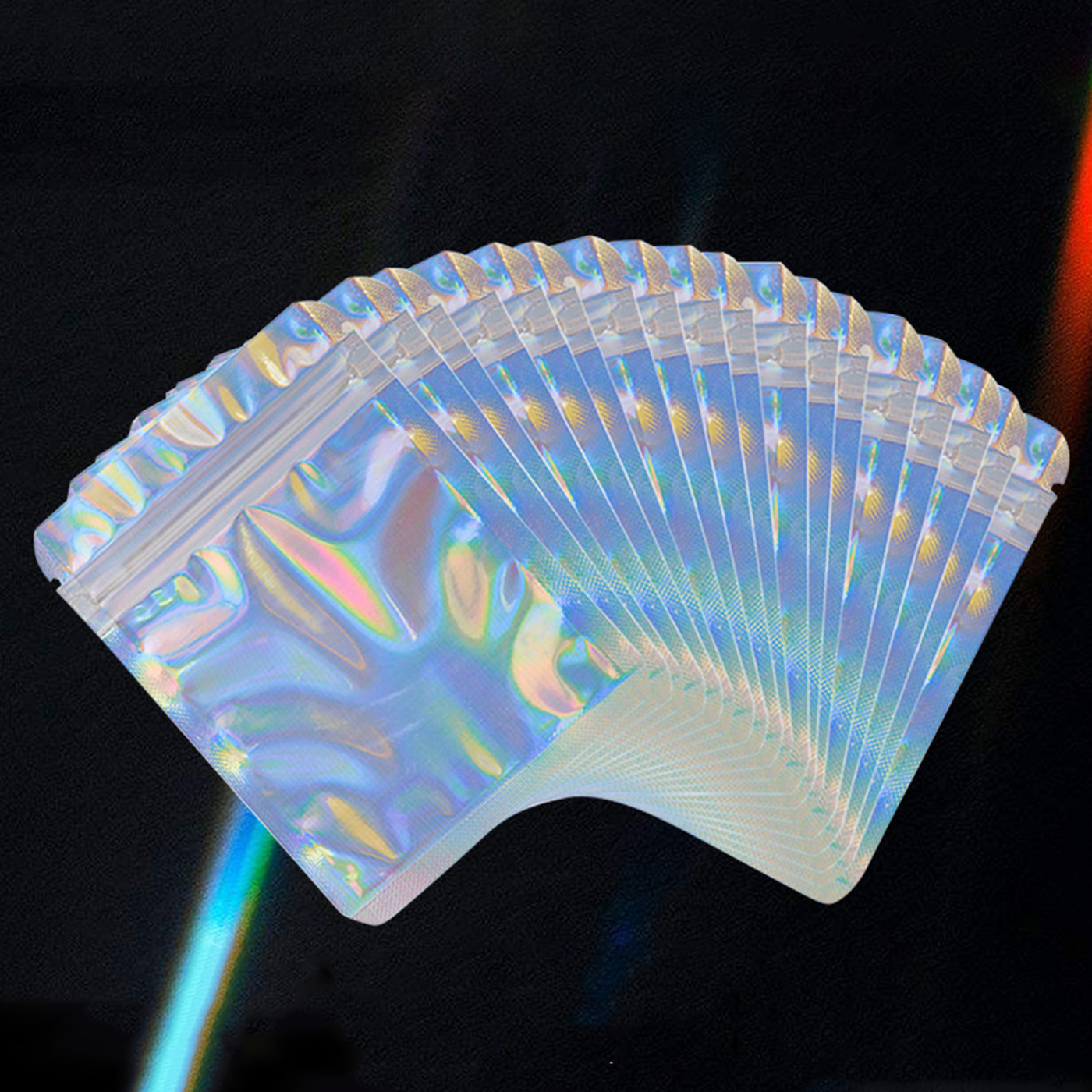 Laser Holographic Plastic Ziplock Bag