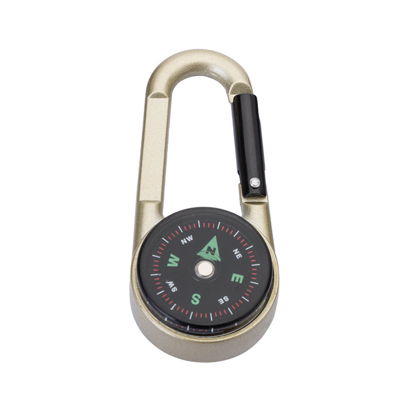 Zinc Alloy Carabiner Compass