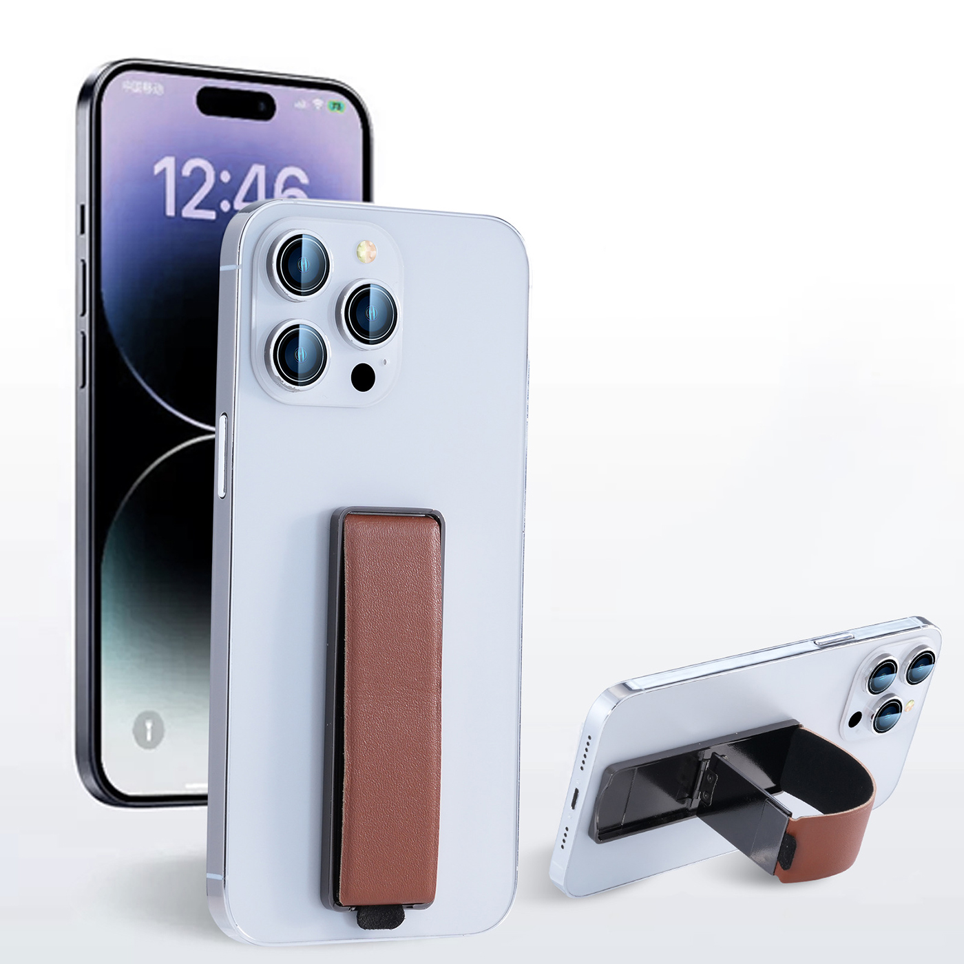 Promo Leather Phone Grip