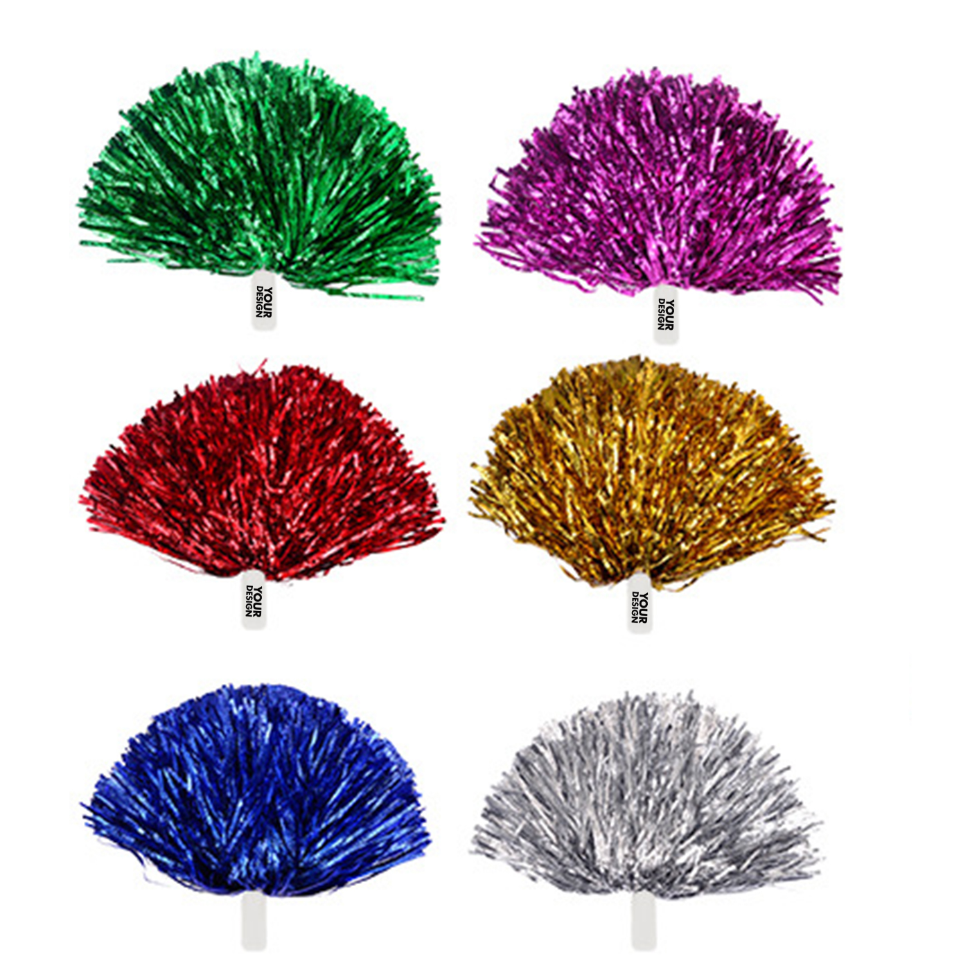  Plastic Cheerleading Poms 