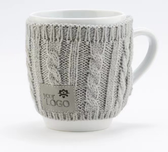 Christmas Mug Knitted Cup Sleeve