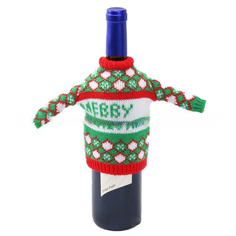 Personalized Novelty Wine Bottle Sweater