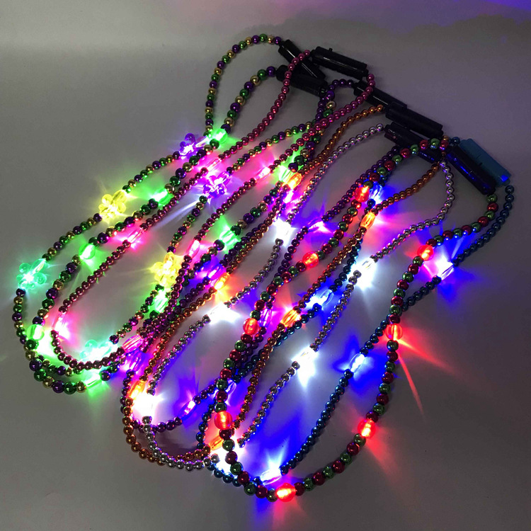 Light Up LED Bead Necklaces