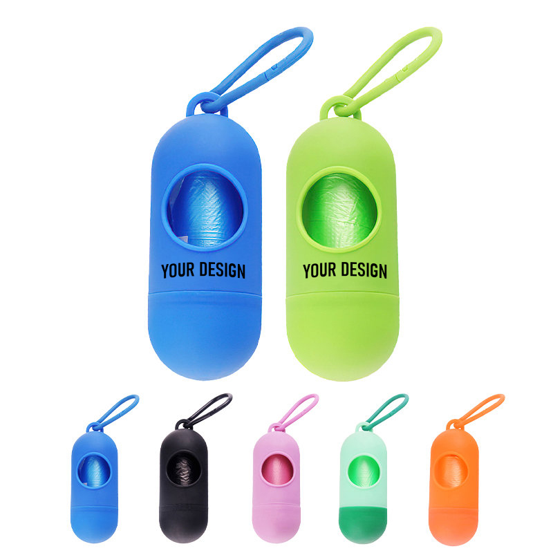 Pill Shaped Dog Poop Trash Bag Holder