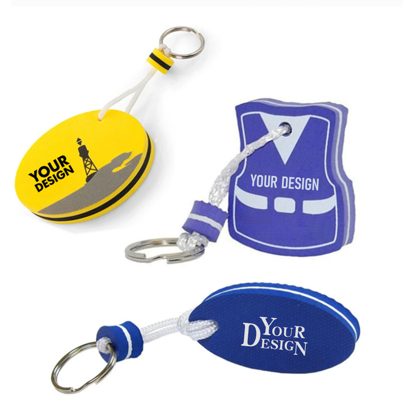 Custom Shape Floating Keychain 