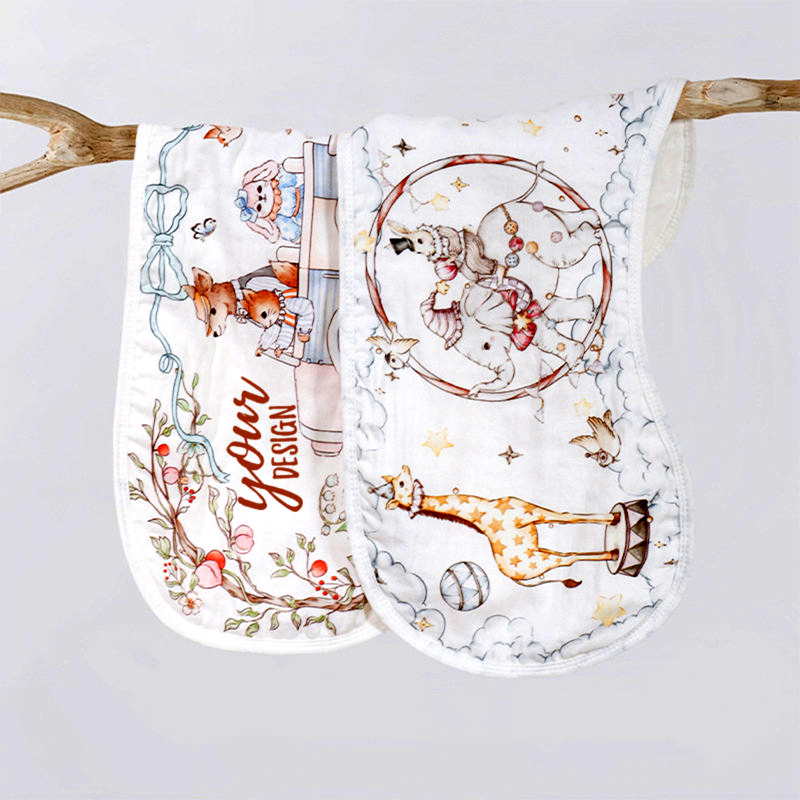 Personalized Baby Burp Cloths