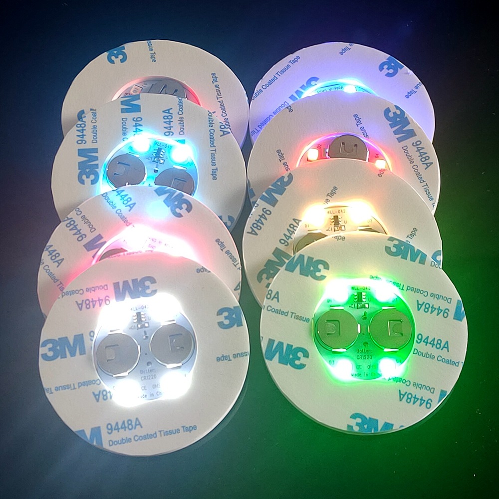 LED Sticker Lights Coaster
