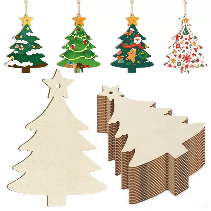 Personalized Wooden Christmas Hanging Ornaments