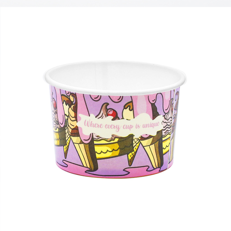 12 oz. Customizable Paper Ice Cream Bowl