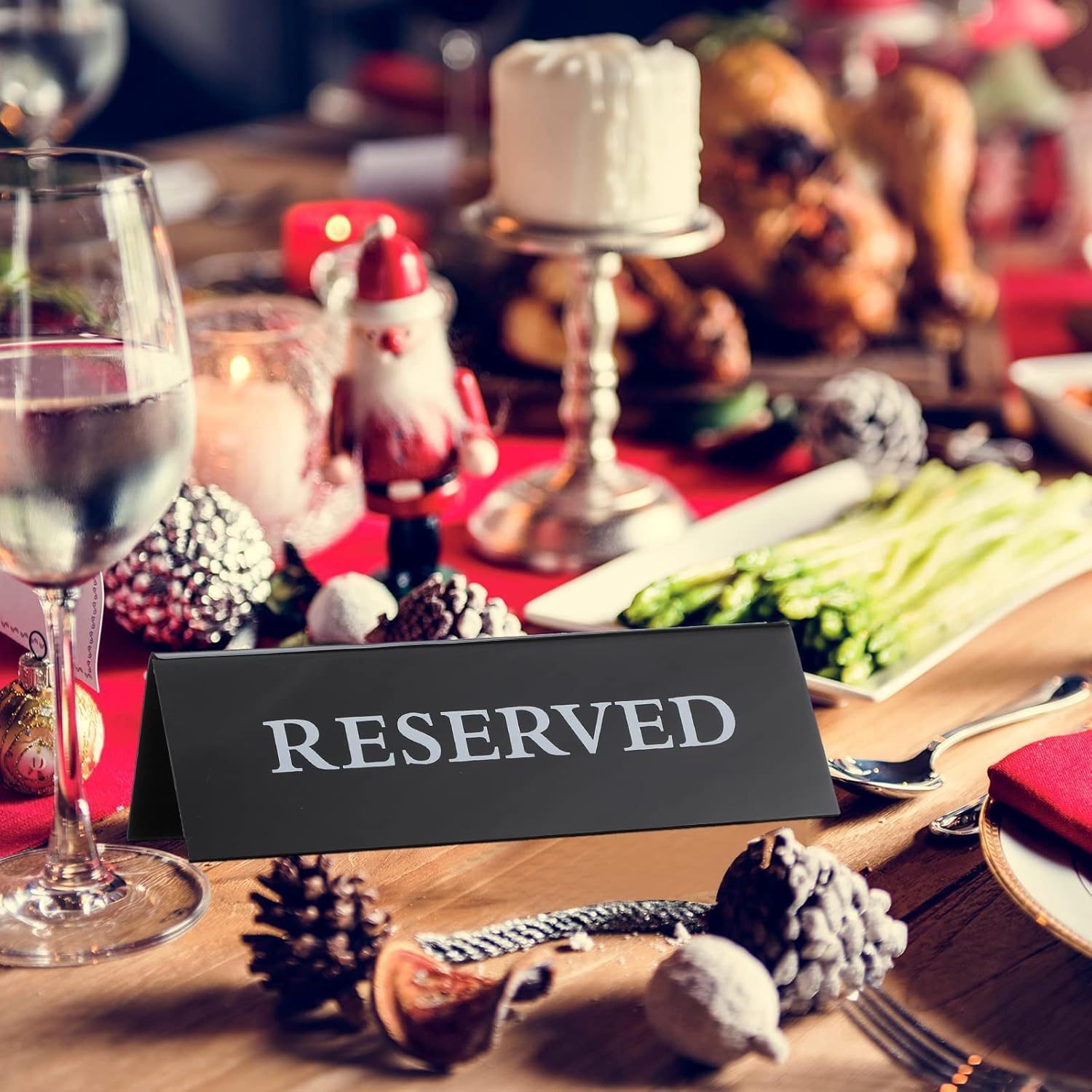 Reservation Table Seat Sign 