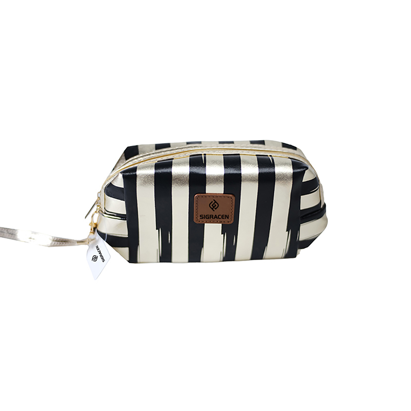 Stripe Travel Makeup Bag 