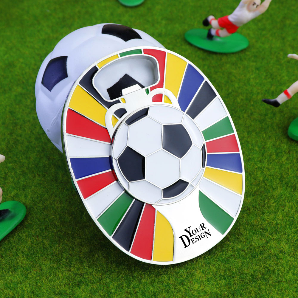 Personalised Soccer Magnetic Bottle Opener