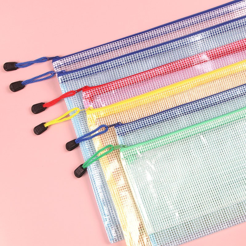 A4 Mesh Pouches With Zippers​