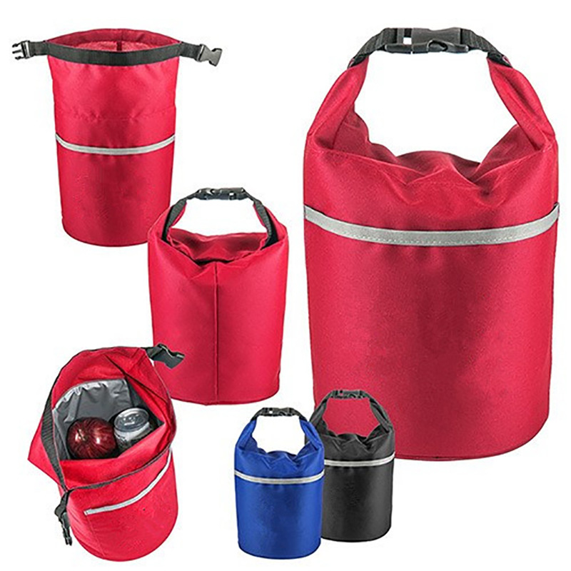 Roll Top Bucket Cooler Lunch Bag