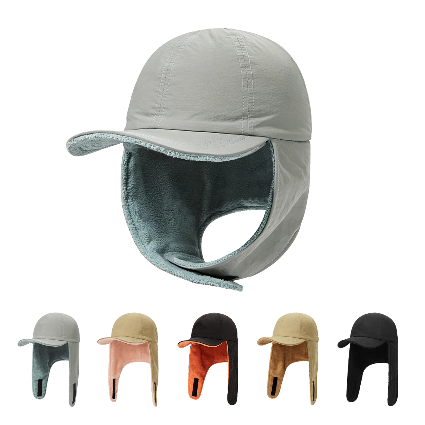 Custom Fleece Lined Trapper Hat 