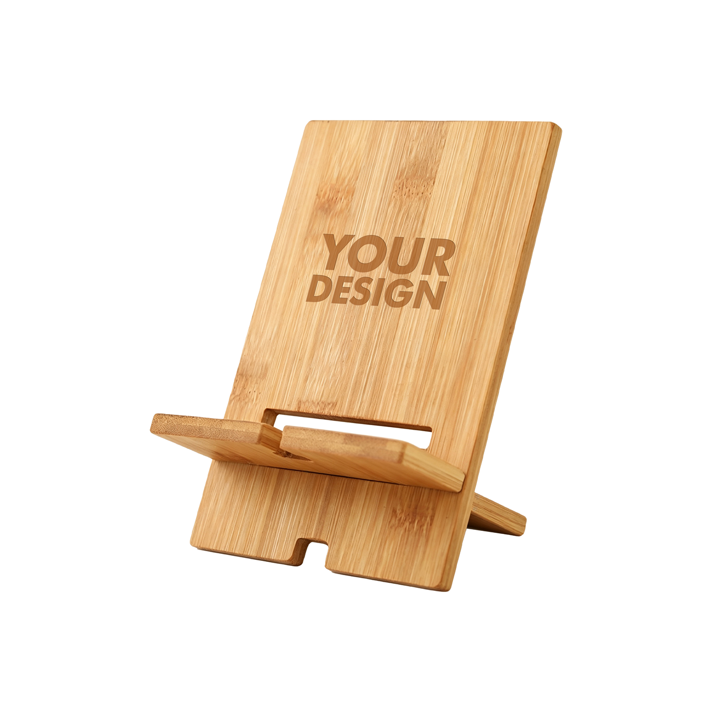 Custom Eco Bamboo Phone Tablet Stand