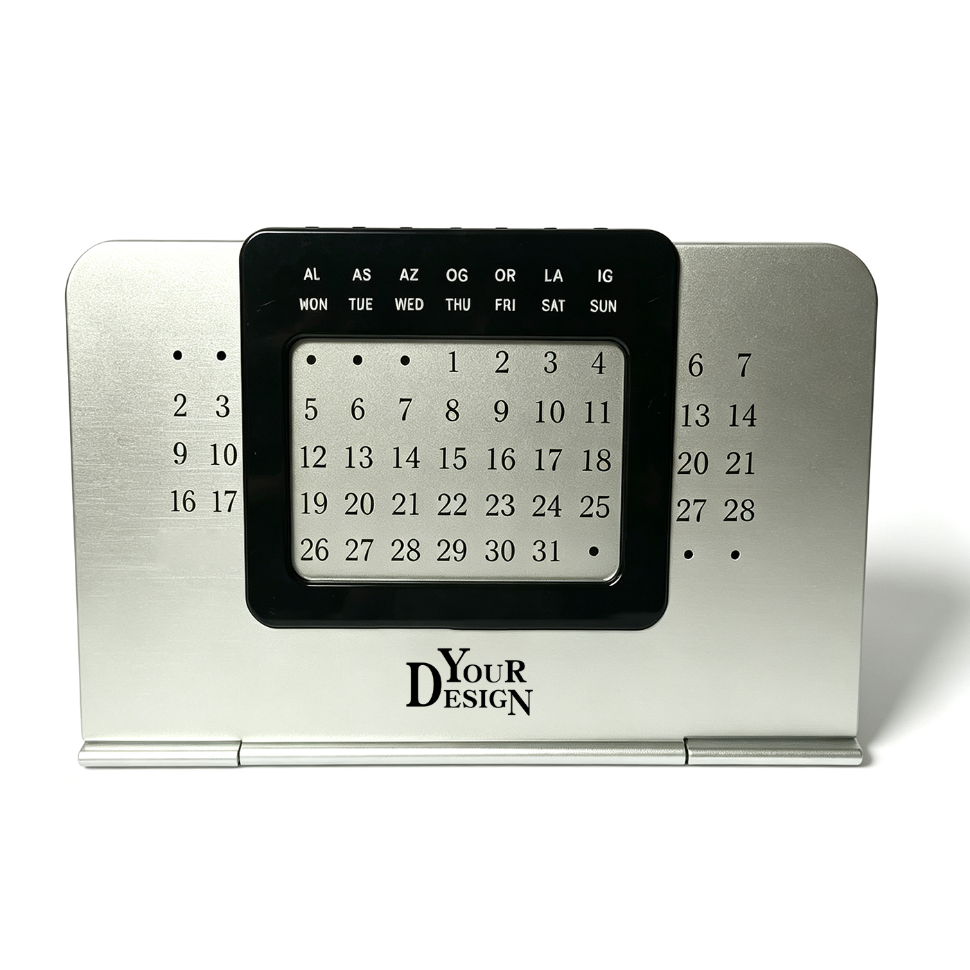 Custom Metal Desk Calendar