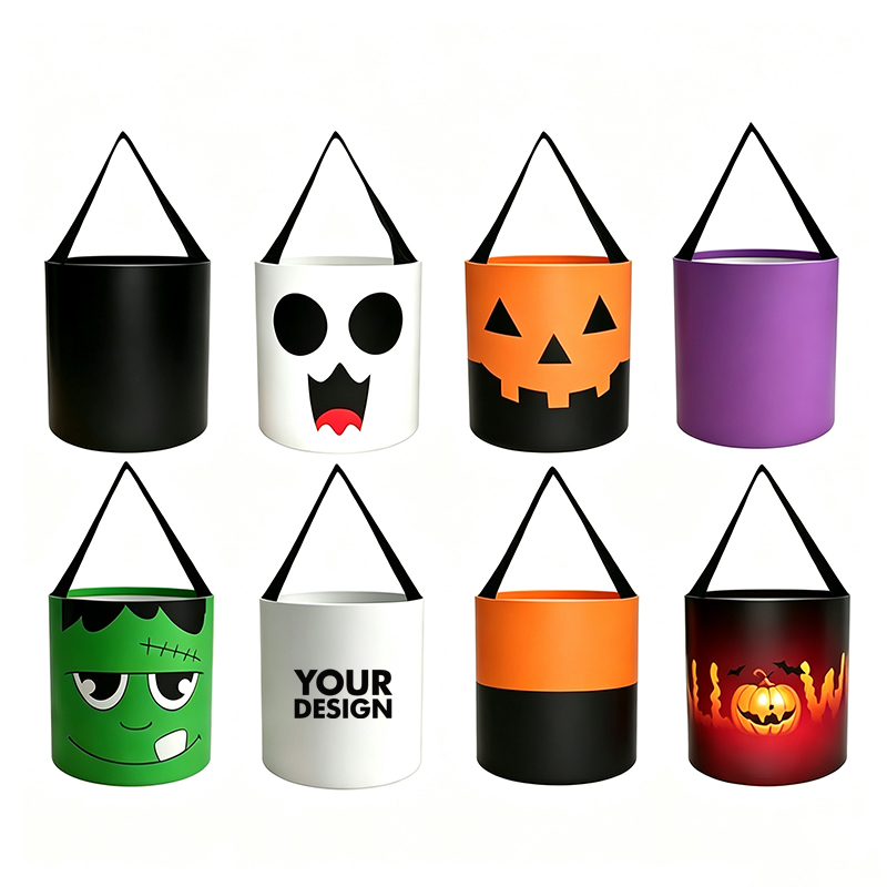 Halloween Light Up Pumpkin Candy Bucket