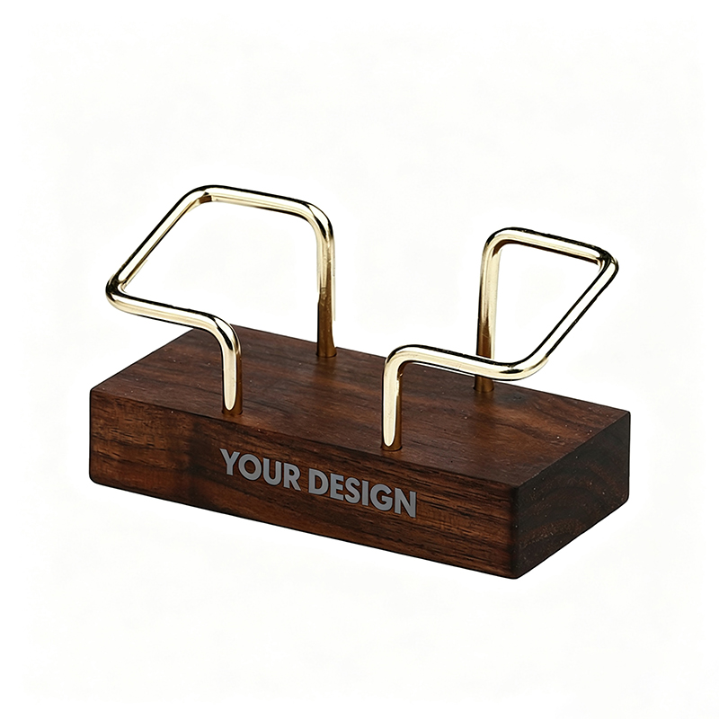 Custom Business Wood Card Holder