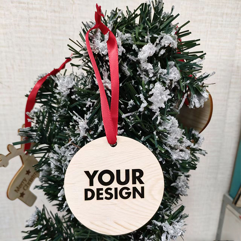 Custom Wooden Christmas Tree Ornament