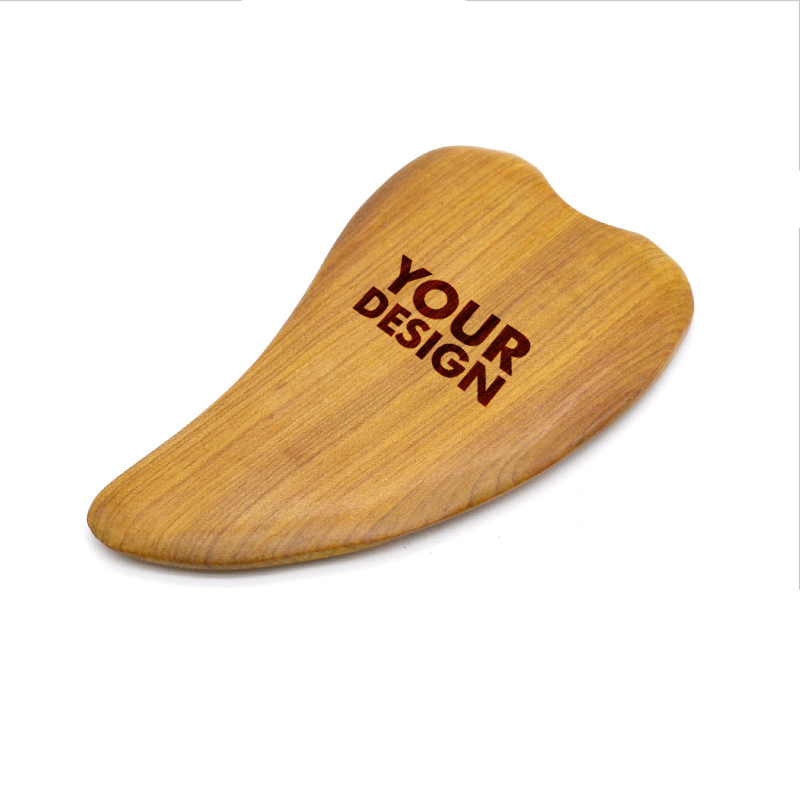 Custom Sandalwood Gua Sha Massage Tool