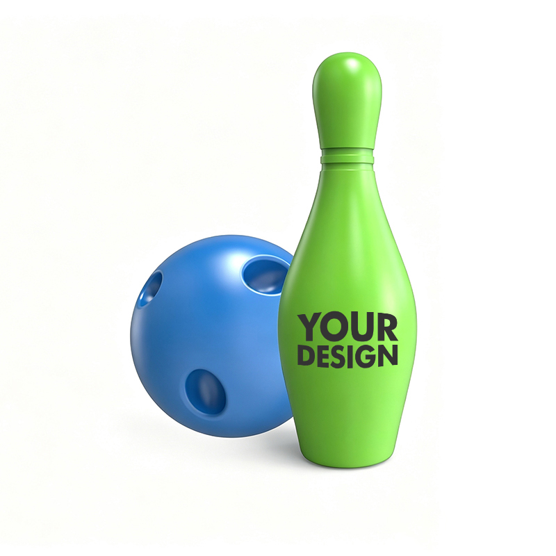Bowling Pin Shape Stress Ball Set