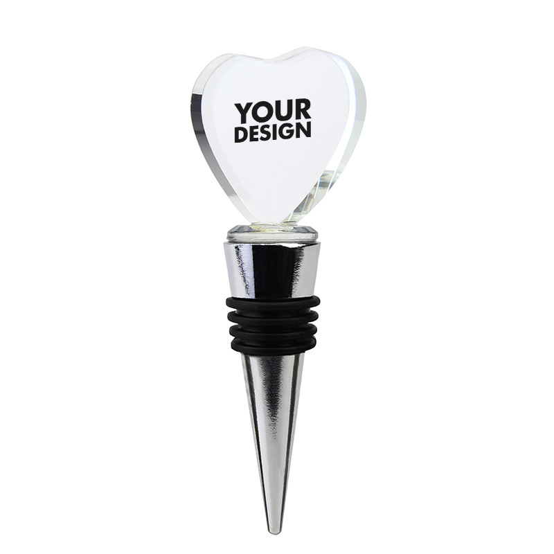 Engraved Crystal Wine Stopper