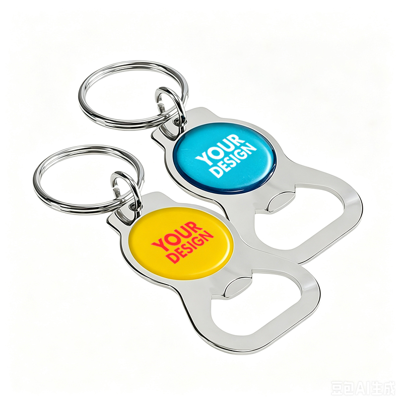 Logo Bottle Opener Keychain