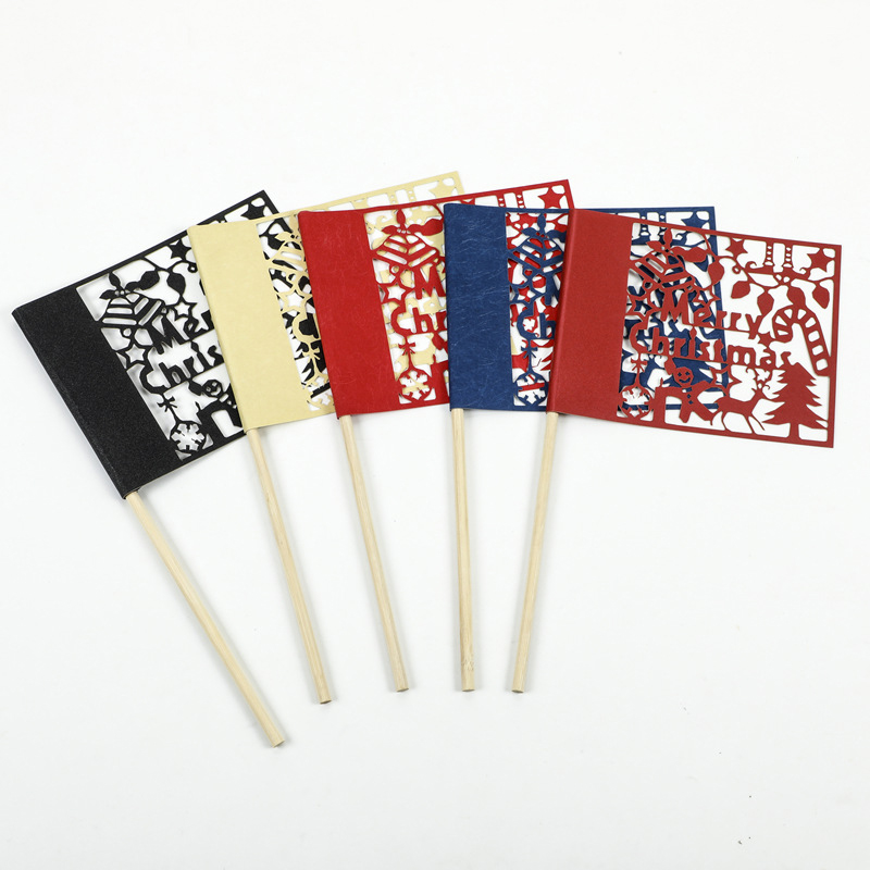 Custom Cake Flags Food Picks