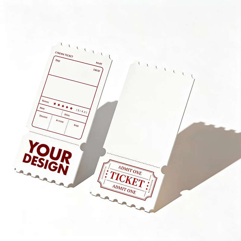 Custom Photo Ticket Stub Card