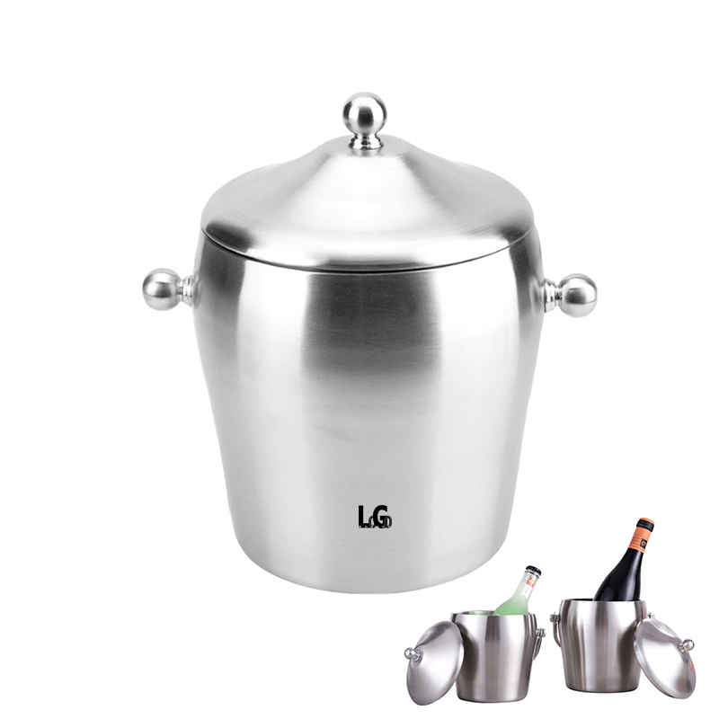 Insulated Ice Bucket With Lid