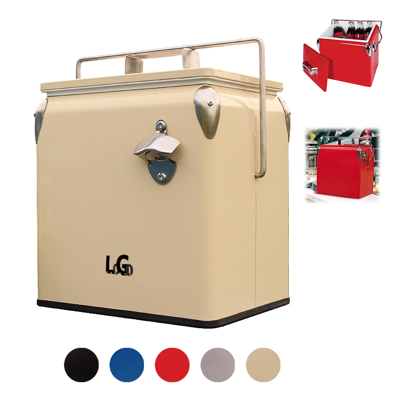 Ice Chest Cooler With Bottle Opener