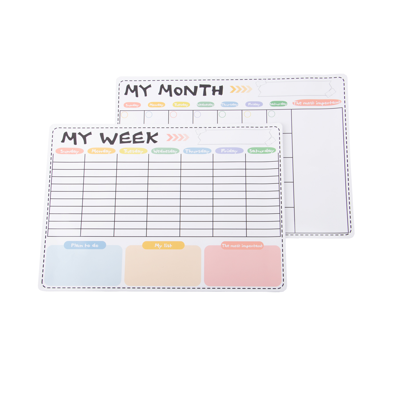 Dry Erase Magnetic Calendar