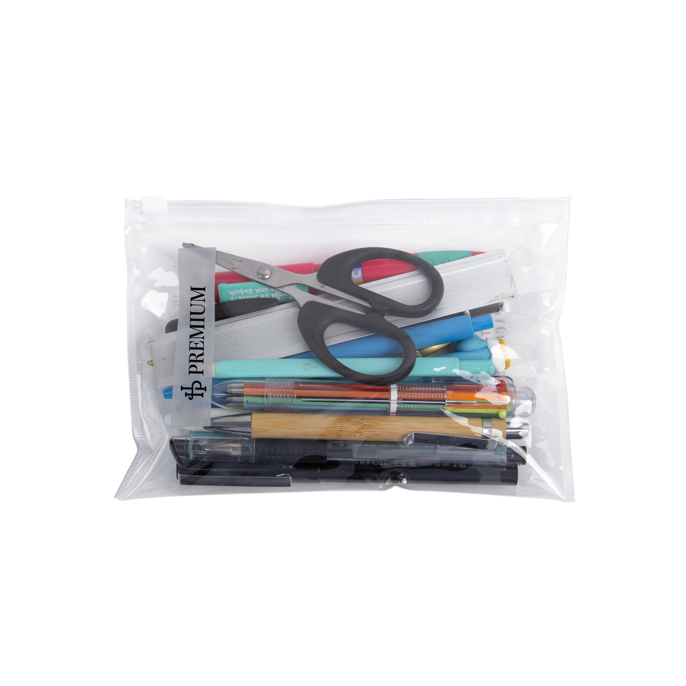 Clear Zipper Poly Bag