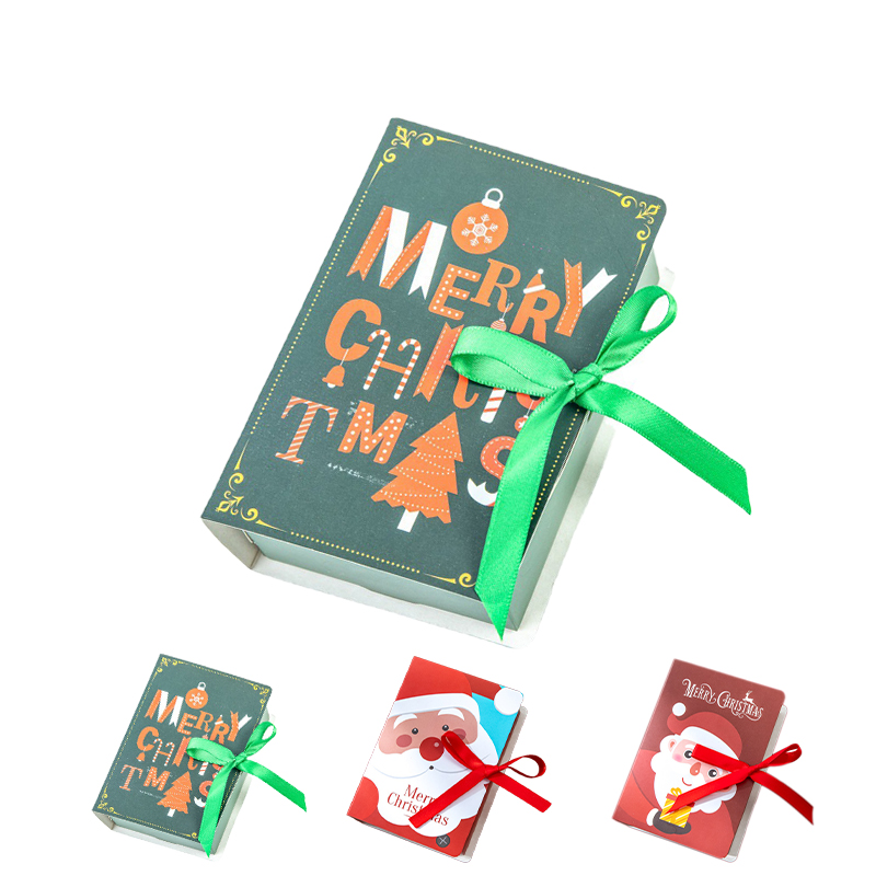 Decorative Book Shape Ribbon Gift Boxes