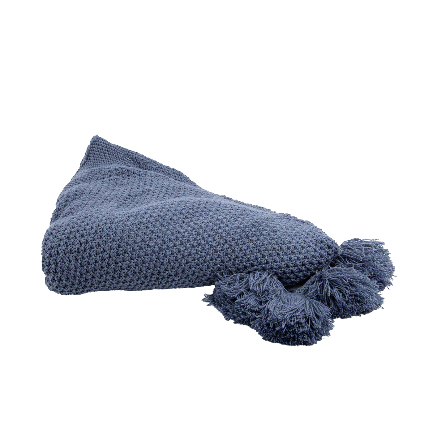 Lightweight Knitted Throw Blanket