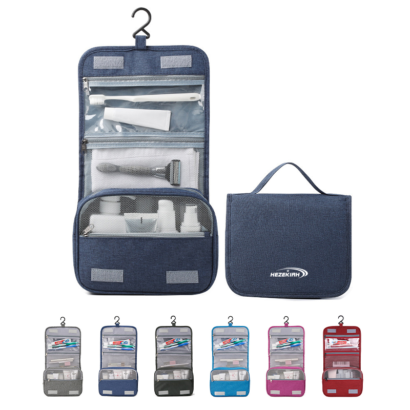 Custom TriFold Travel Hanging Toiletry Bag