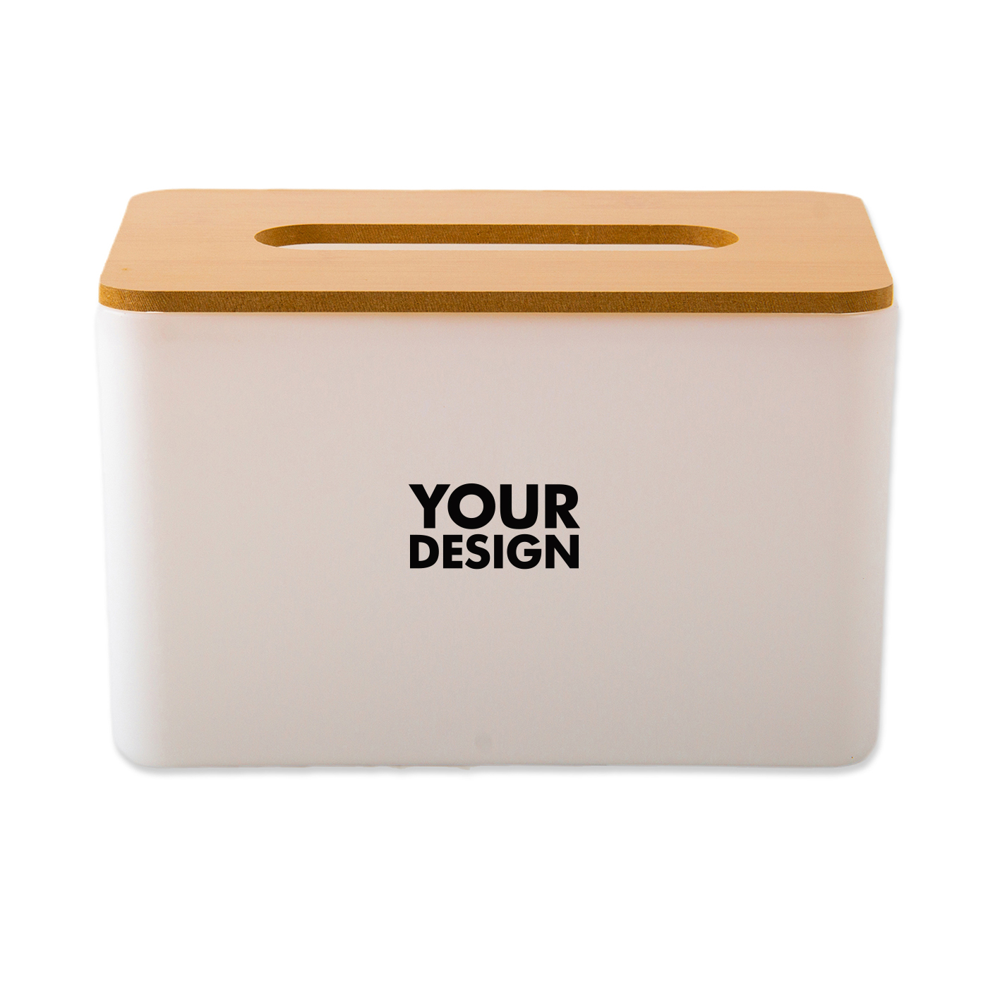 Wooden Rectangular Tissue Box Holder 