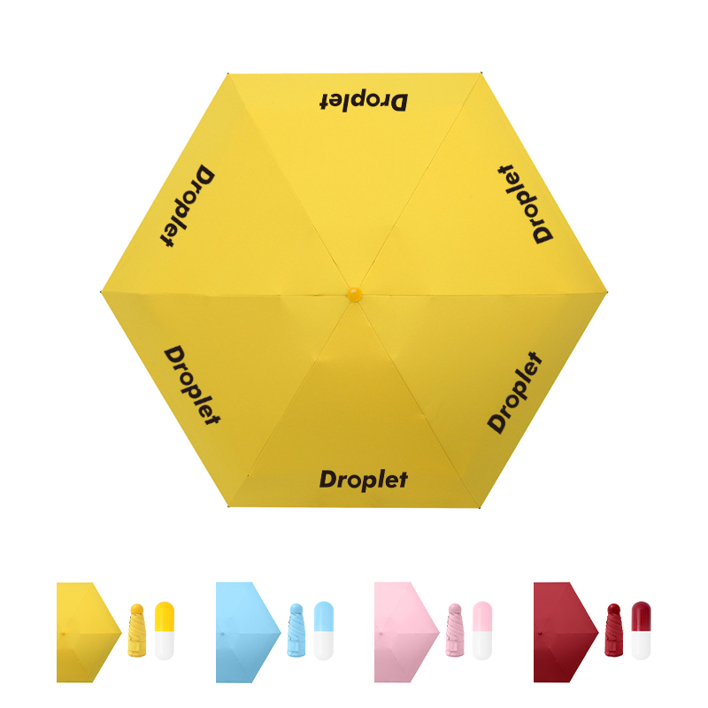 Pocket Sun Protection Umbrella With Case