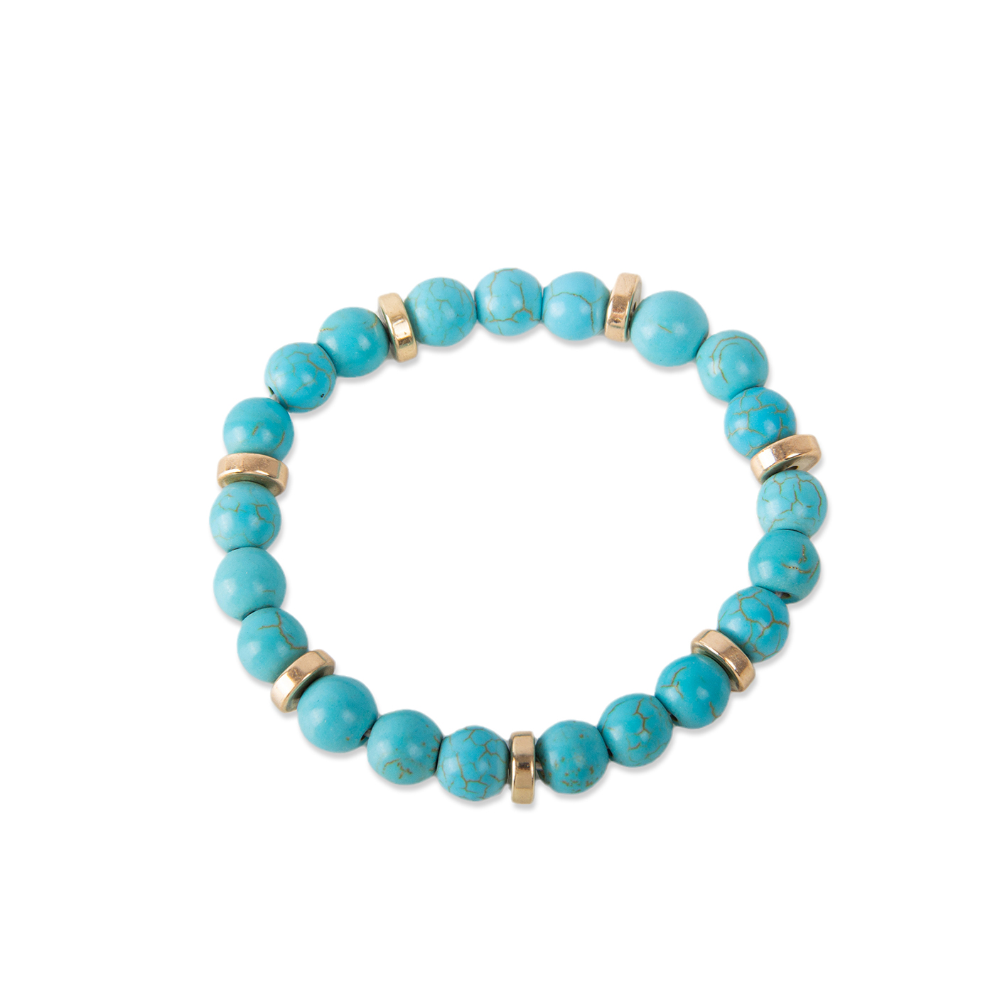 Round Beads Stretch Bracelet