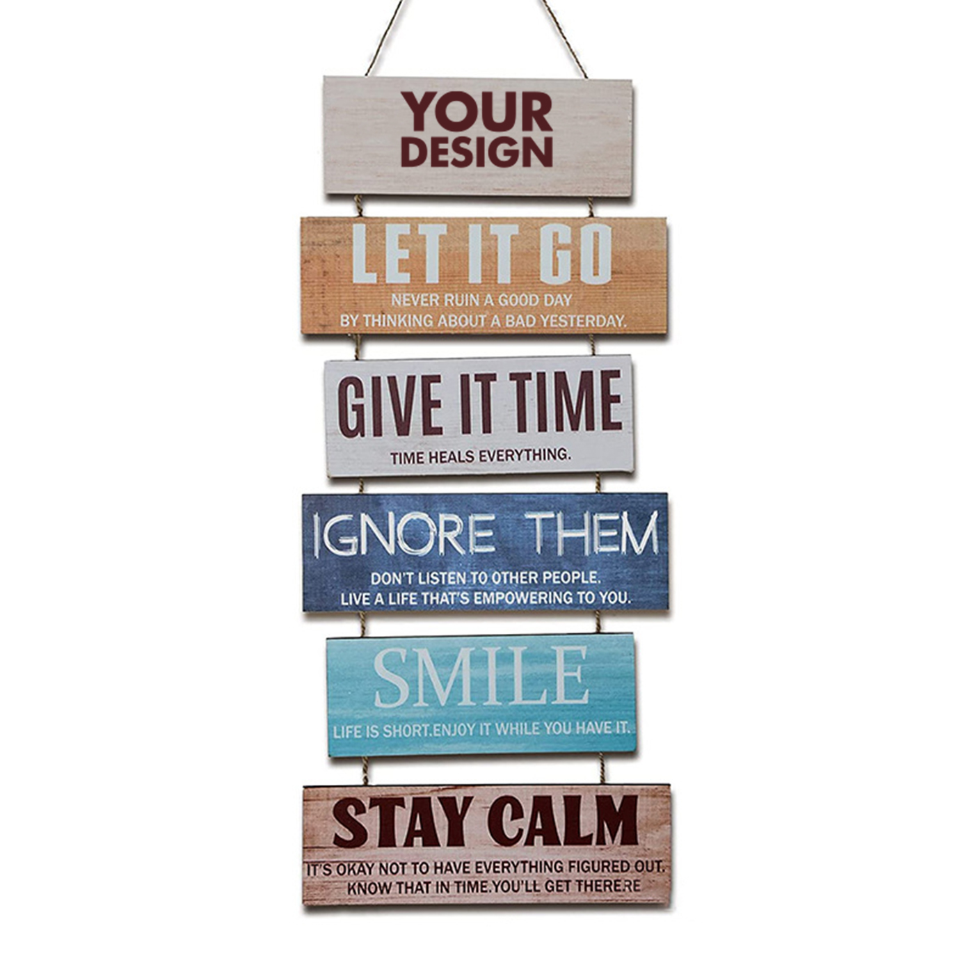 Wooden Home Sign Hanging Decor 